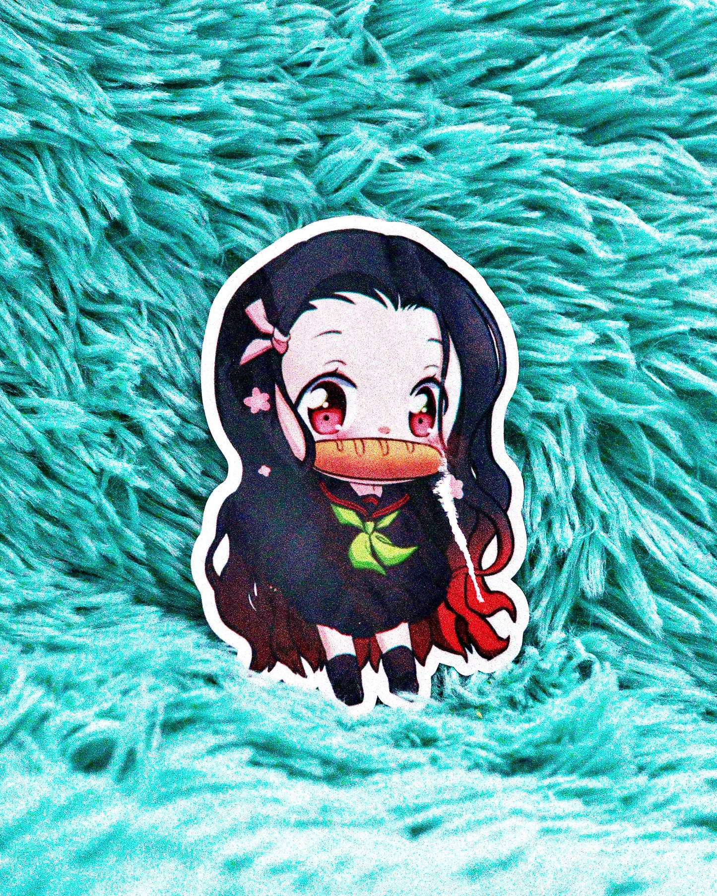 School Girl Nezuko Sticker